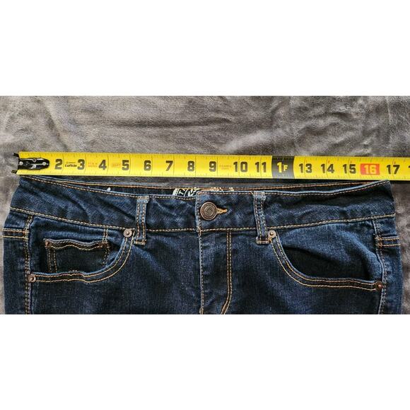 Authentic Heritage SO Jeans Juniors Size 13 Regular Skinny Straight Denim Blue - Picture 4 of 8